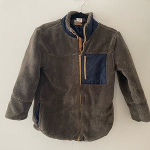 {Tommy Bahama} Deep Pile Fleece Full Zip Boys Jacket